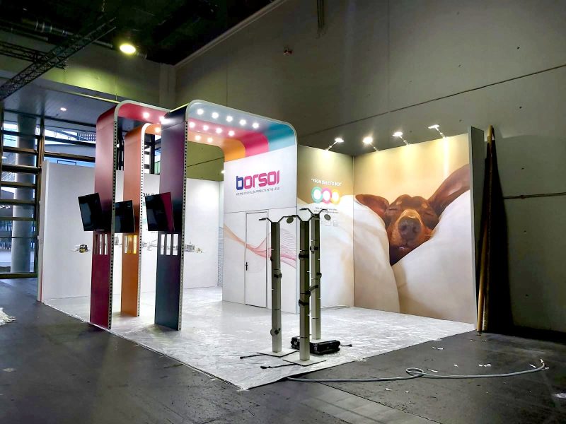 Heimtextil targi stoiska budowa