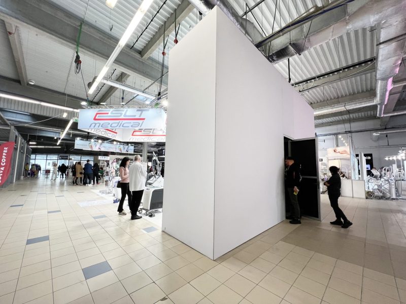 zabudowa targowa na beauty forum dla eslt medical