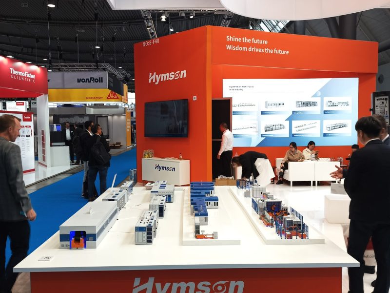 Trade Show Exhibit Design germany stuttgart battery show hymson