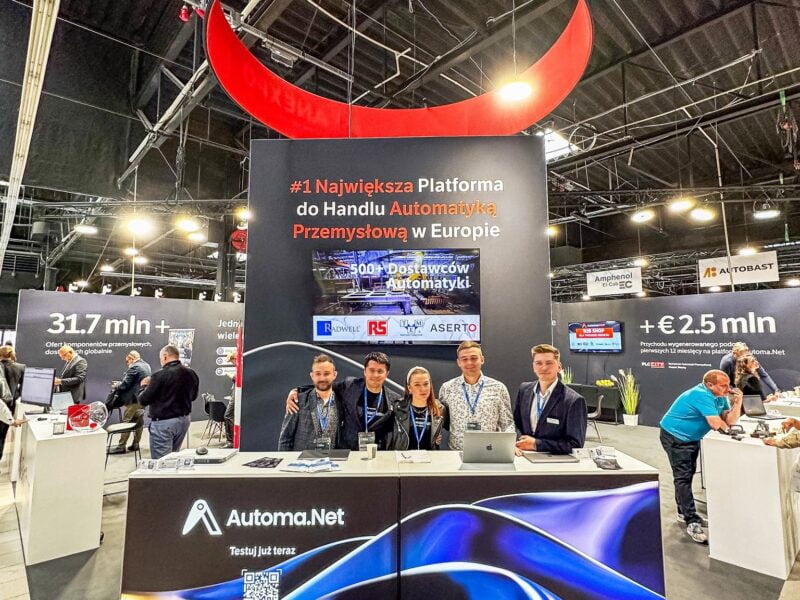 Presentation of Automa company products at the Warsaw Industry Automatica trade fair in Nadarzyn.