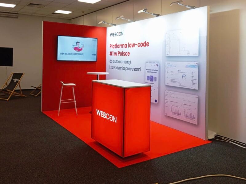 trade show booth rental in Warsaw poland modular furniture print