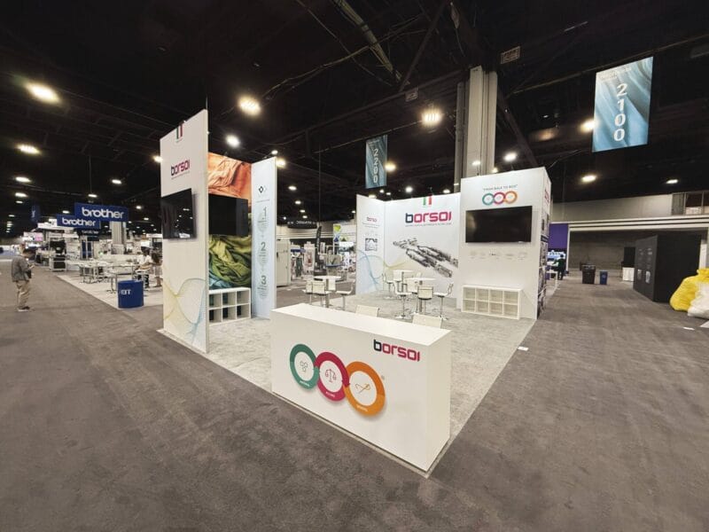 exhibition stand builder USA florida techtextil borsoi