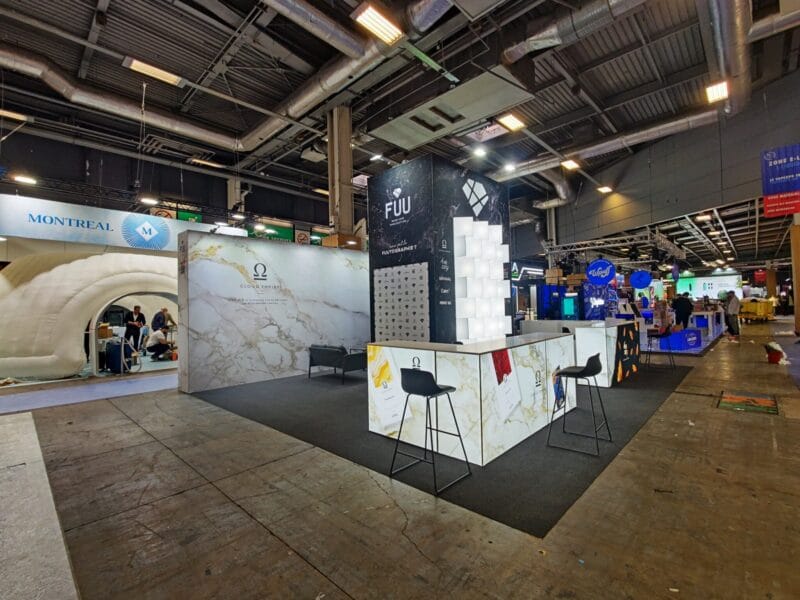 Exhibition stand builder Paris France Vapexpo trade fair