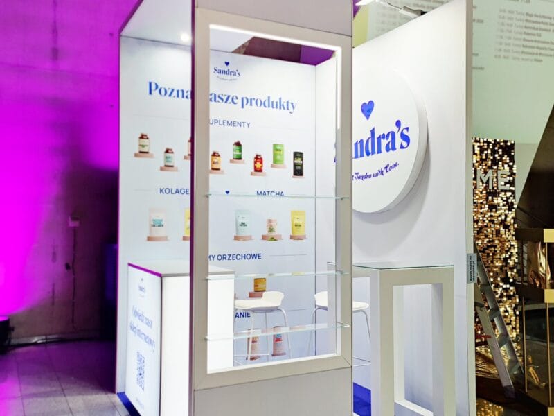 Exhibition stand builder Lodz Poland See Bloggers Sandra Kubicka Matcha
